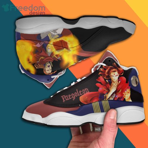 Fuegoleon Vermillion Shoes Black Clover Anime Air Jordan 13 Sneakers
