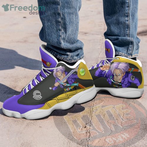 Future Trunks Shoes Dragon Ball Anime Air Jordan 13 Sneakers