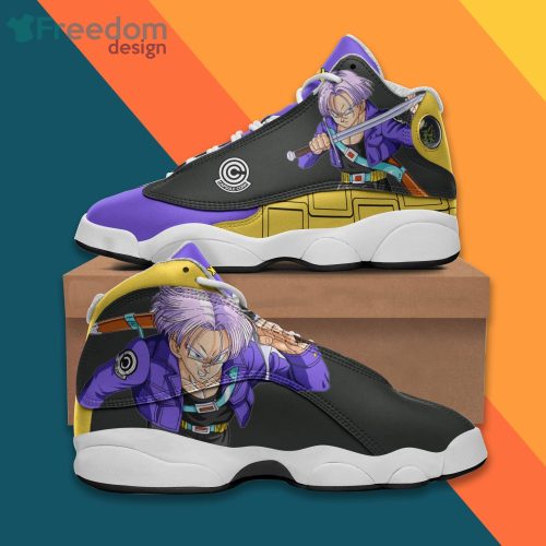 Future Trunks Shoes Dragon Ball Anime Air Jordan 13 Sneakers