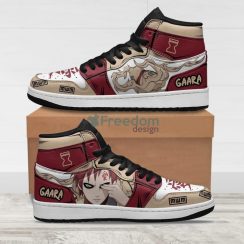 Gaara Sand Gourd Air Jordan Hightop Shoes Custom Naruto Anime For Fans Product Photo 2