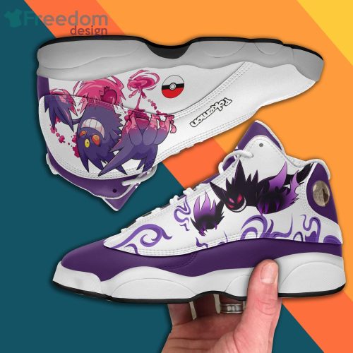 Gengar Shoes Pokemon Anime Air Jordan 13 Sneakers