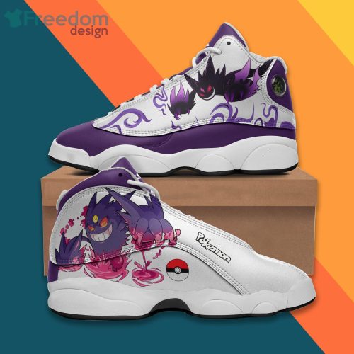 Gengar Shoes Pokemon Anime Air Jordan 13 Sneakers