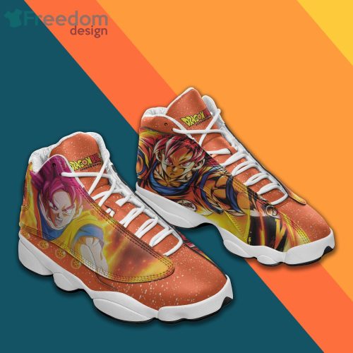 Goku Shoes Super Saiyan God Dragon Ball Anime Air Jordan 13 Sneakers