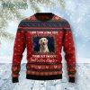 Golden Retriever Dog Christmas Ugly Sweater