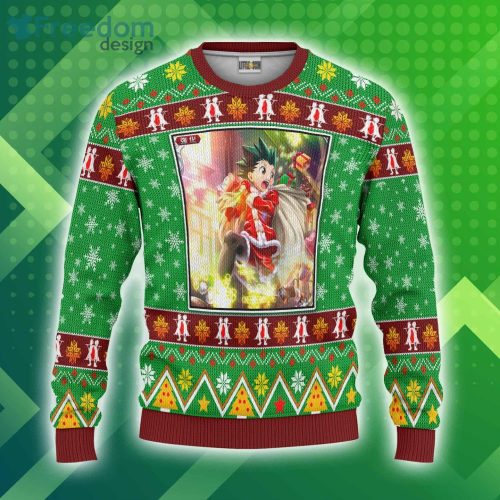 Gon Freecss Custom Hunter X Hunter Christmas Ugly Sweater Anime 3D Sweater