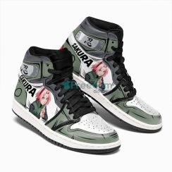 Haruno Sakura Sneakers Jounin Naruto Custom Anime Air Jordan Hightop Shoes Product Photo 2