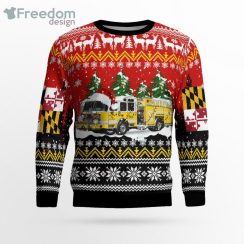 Hereford Volunteer Fire Company Christmas Sweater Product Photo 2