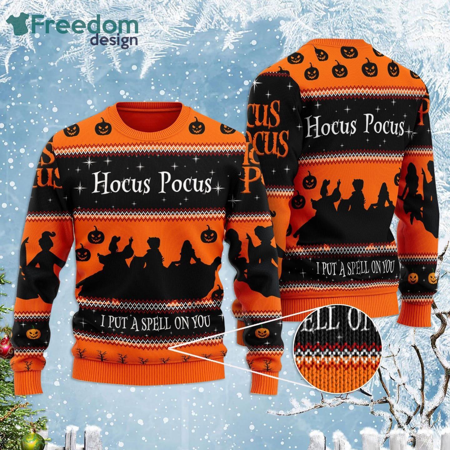 Hocus Pocus Halloween Night Ugly Christmas Sweater