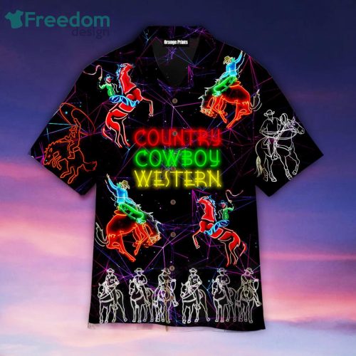 Horse Riding Cowboy Country Western Hawaiian Shirt For Men & Women
