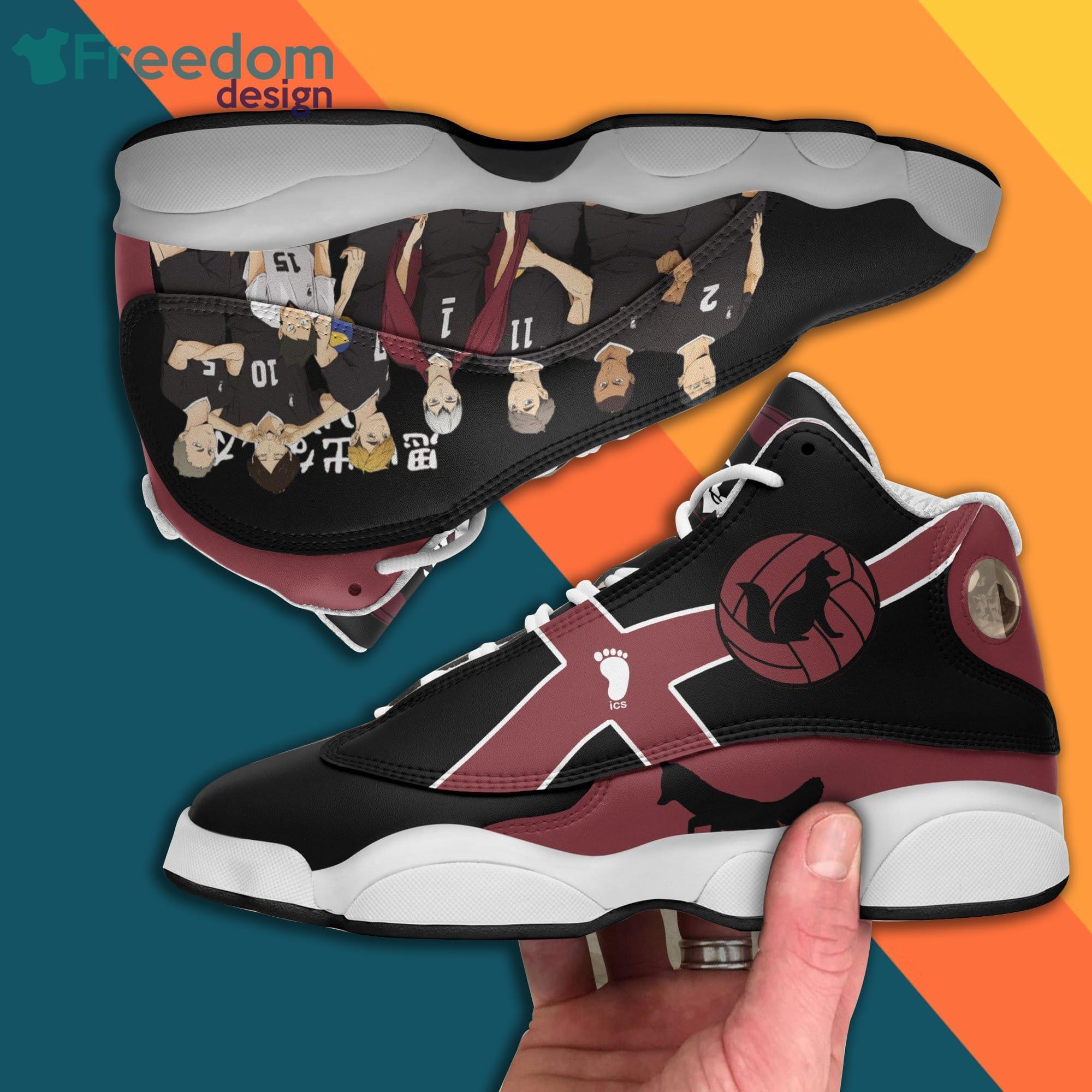 Inarizaki High Shoes Haikyuu Anime Air Jordan 13 Sneakers