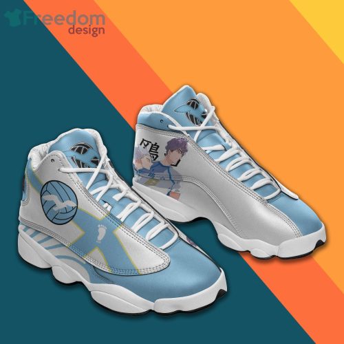 Kamomedai High Shoes Haikyuu Anime Air Jordan 13 Sneakers