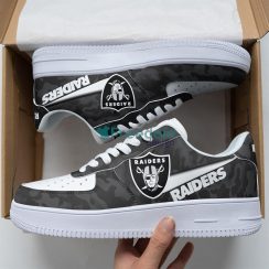 Las Vegas Raiders Team Lover Best Gift Air Force Shoes For Fans Product Photo 1