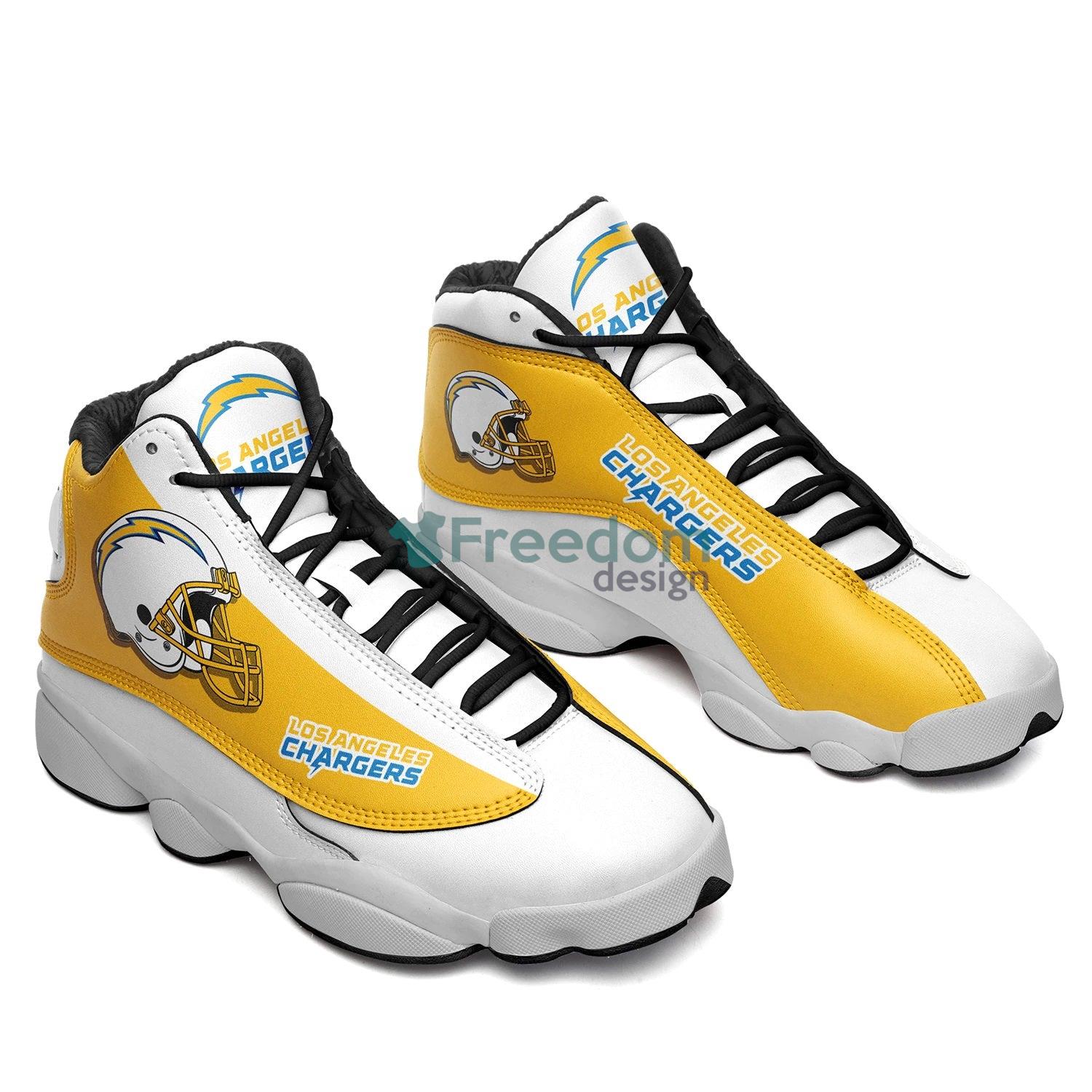 Los Angeles Chargers Team Air Jordan 13 Sneaker Shoes For Fans