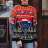 Massachusetts State Police Ford Police Interceptor Utility And Eurocopter Christmas Sweater