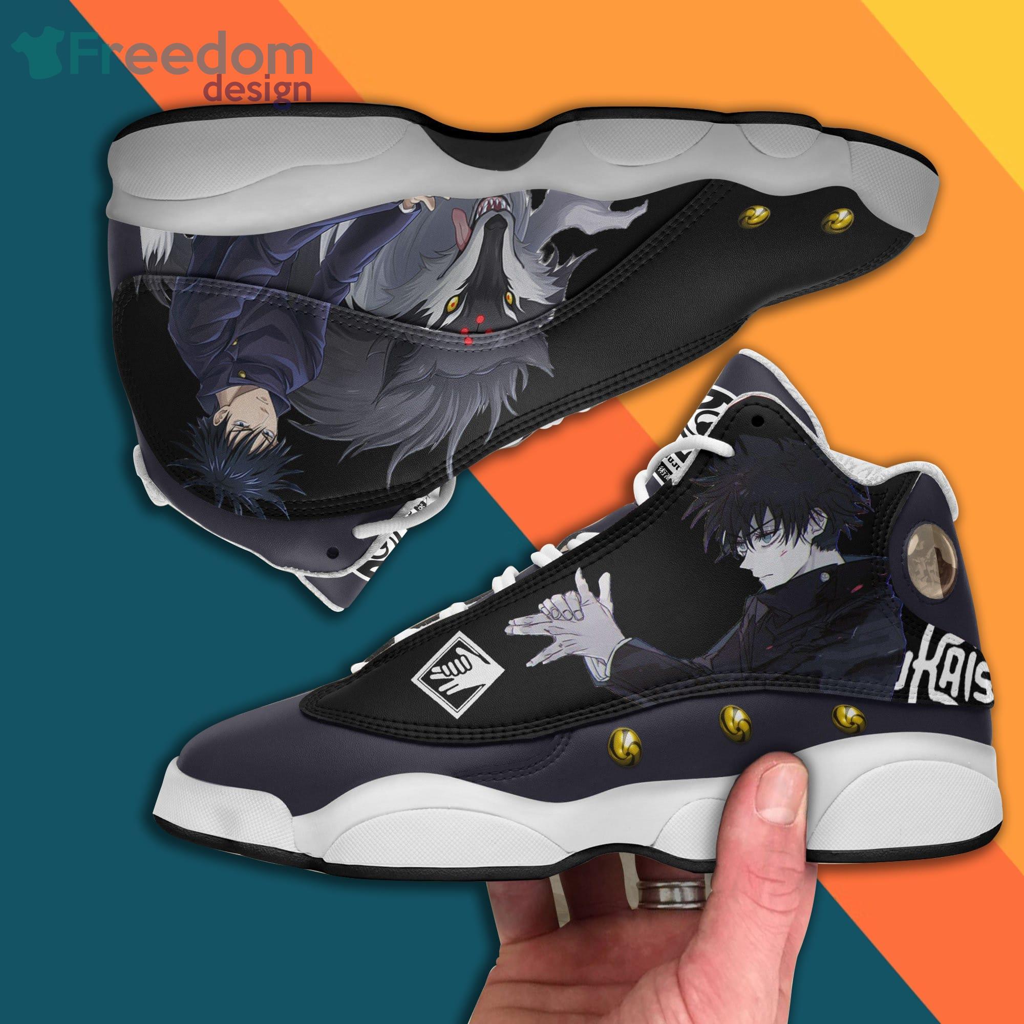 Megumi Fushiguro Shoes Jujutsu Kaisen Anime Air Jordan 13 Sneakers
