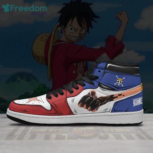 Monkey D Luffy Anime Air Jordan Hightop Shoes One Piece