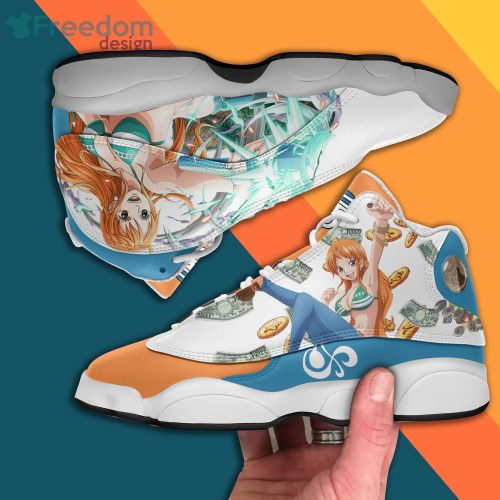 Nami Shoes One Piece Anime Air Jordan 13 Sneakers