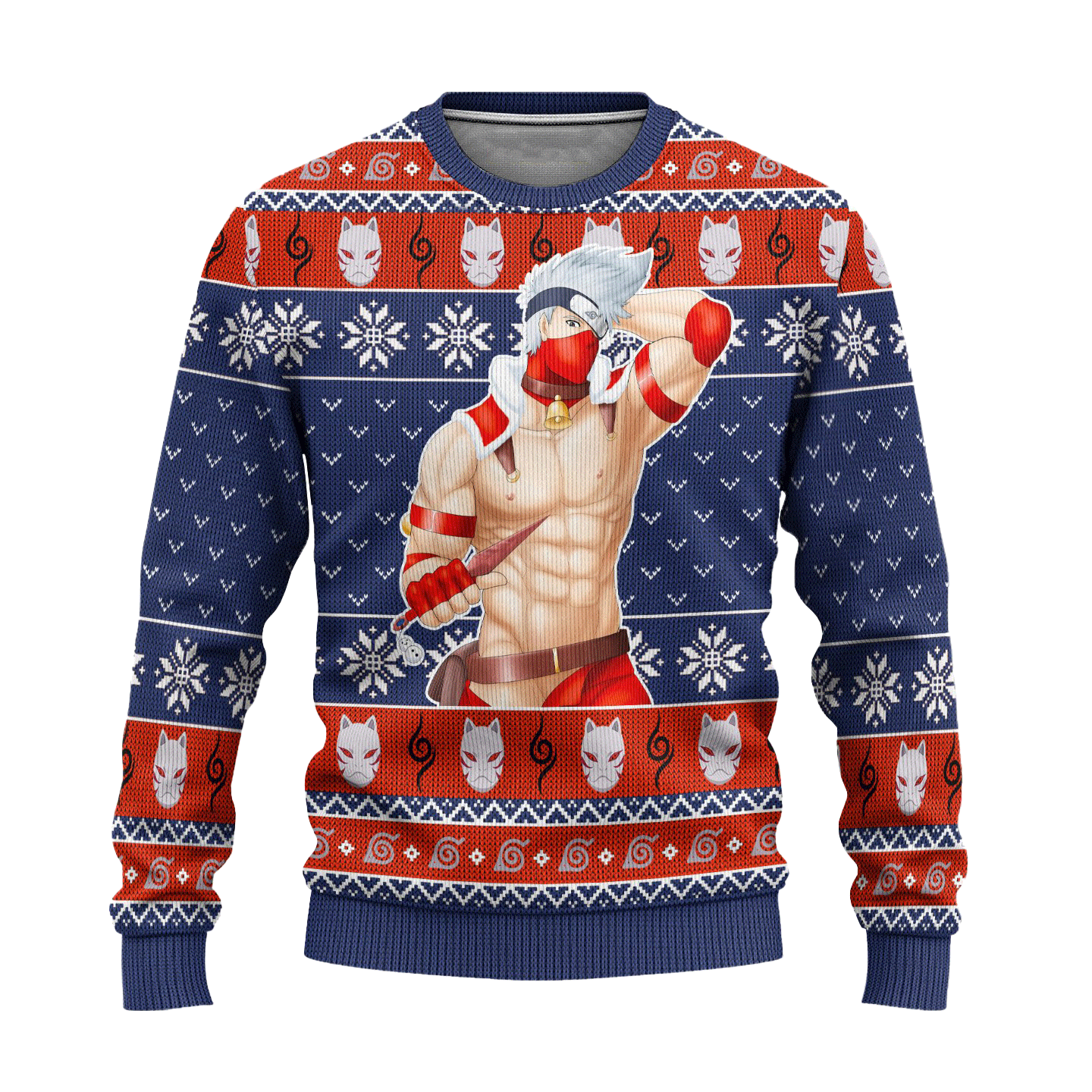 Naruto Kakashi Hatake Anime Ugly Christmas Sweater Xmas Gift