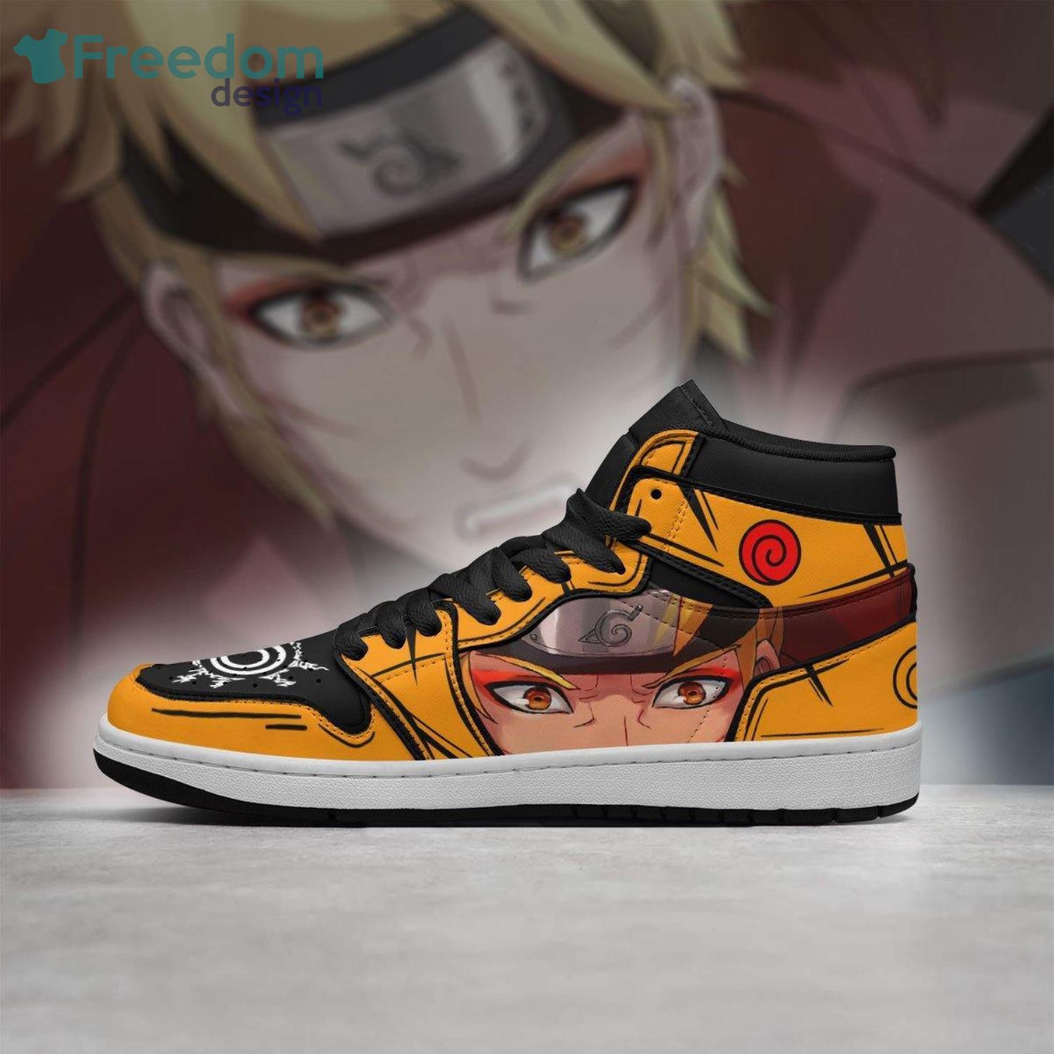 Naruto Sage Mode Rasengan Skill Naruto Anime Air Jordan Hightop Shoes