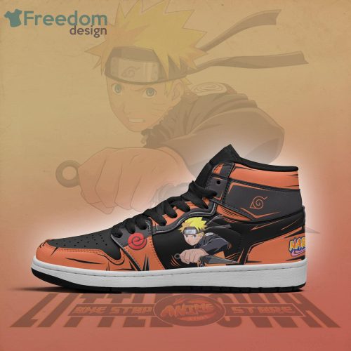 Naruto Uzumaki Anime Air Jordan Hightop Shoes Naruto