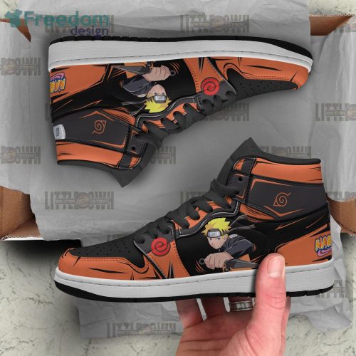 Naruto Uzumaki Anime Air Jordan Hightop Shoes Naruto