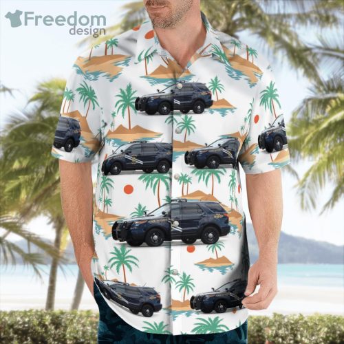 Nevada Highway Patrol Ford Explorer Coconut Iland Hawaiian Shirt