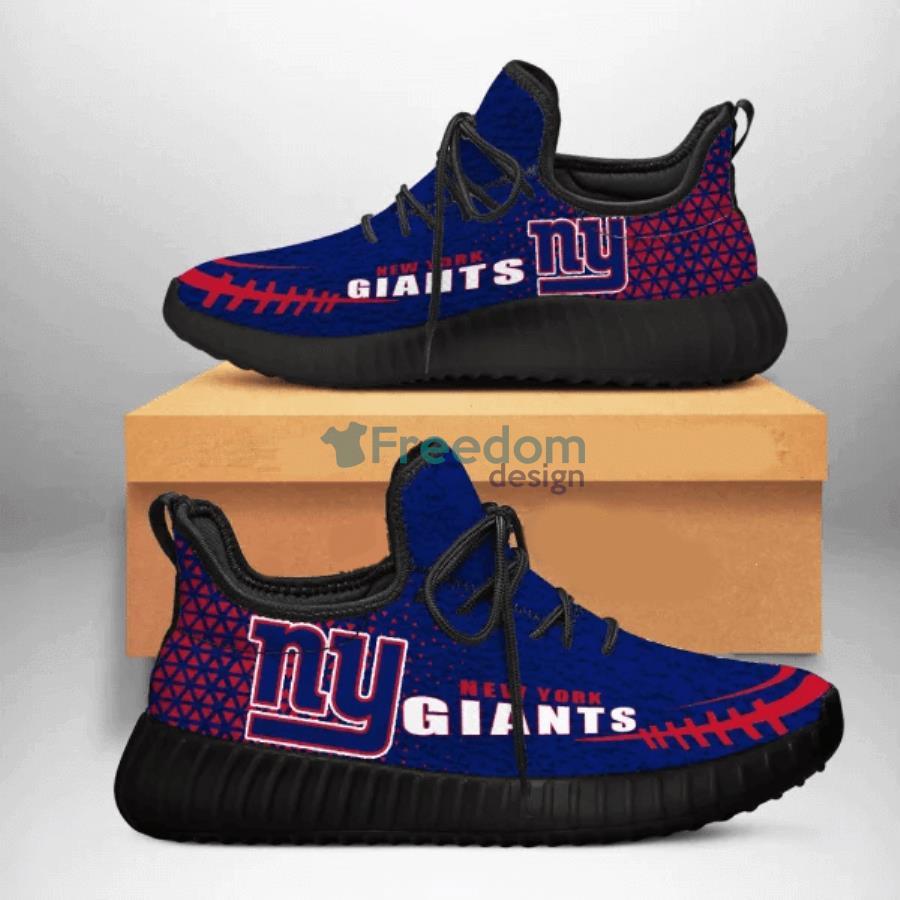 New York Giants Sneakers Logo Reze Shoes For Fans