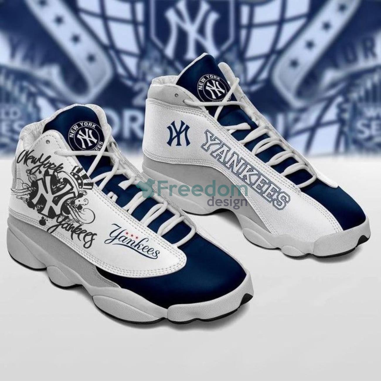 New York Mets Custom Name Air Jordan 13 Sneaker Shoes For Fans