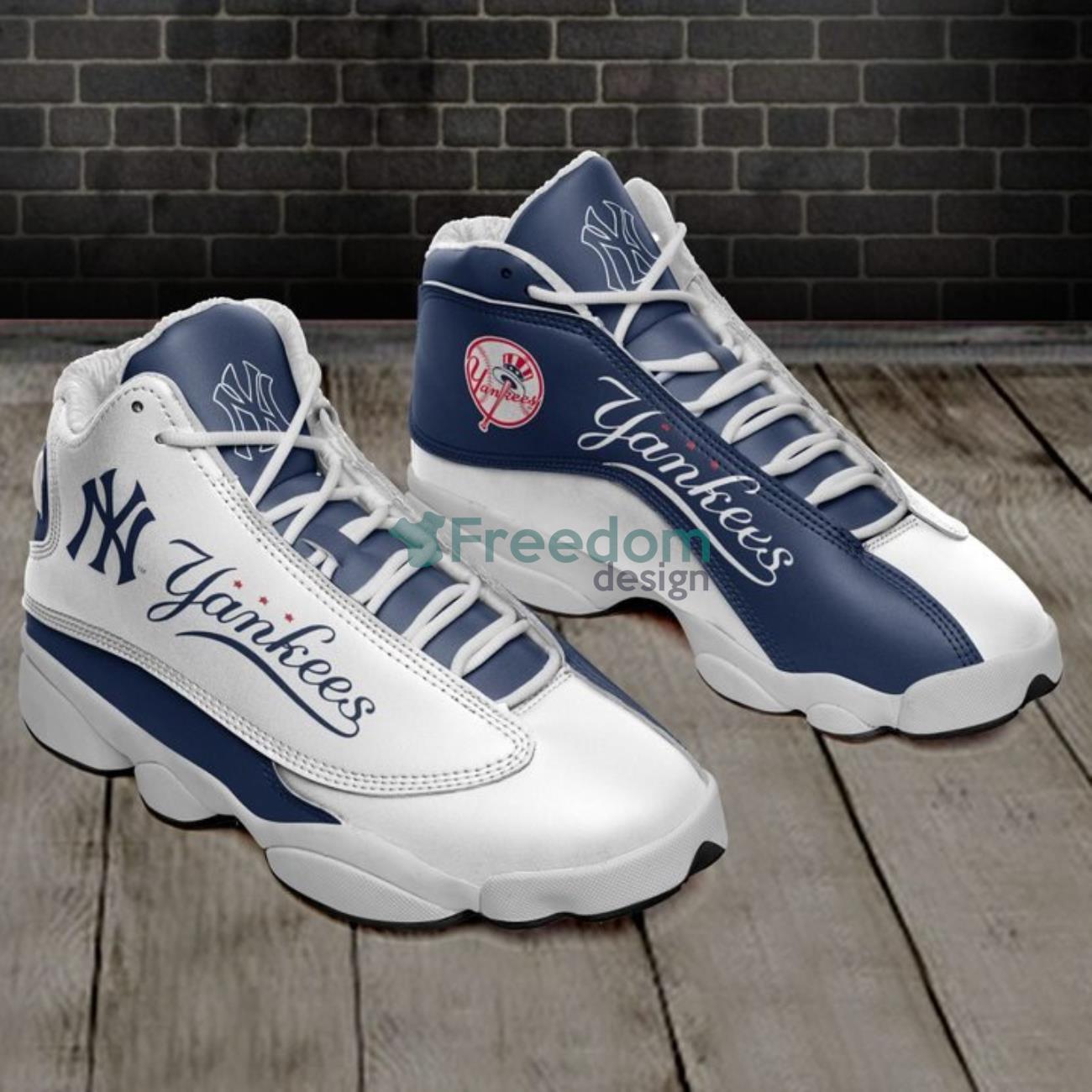 New York Yankees Team Air Jordan 13 Sneaker Shoes Gift For Fans