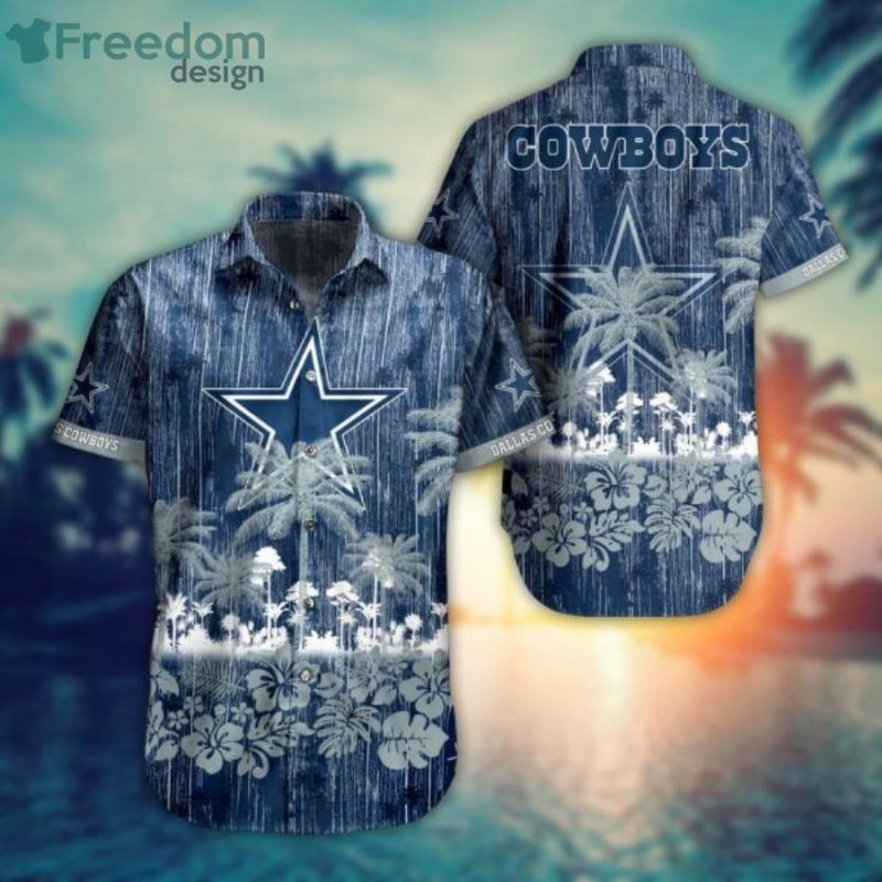 Nfl Dallas Cowboys And Rain Full Print Hawaiian Shirt