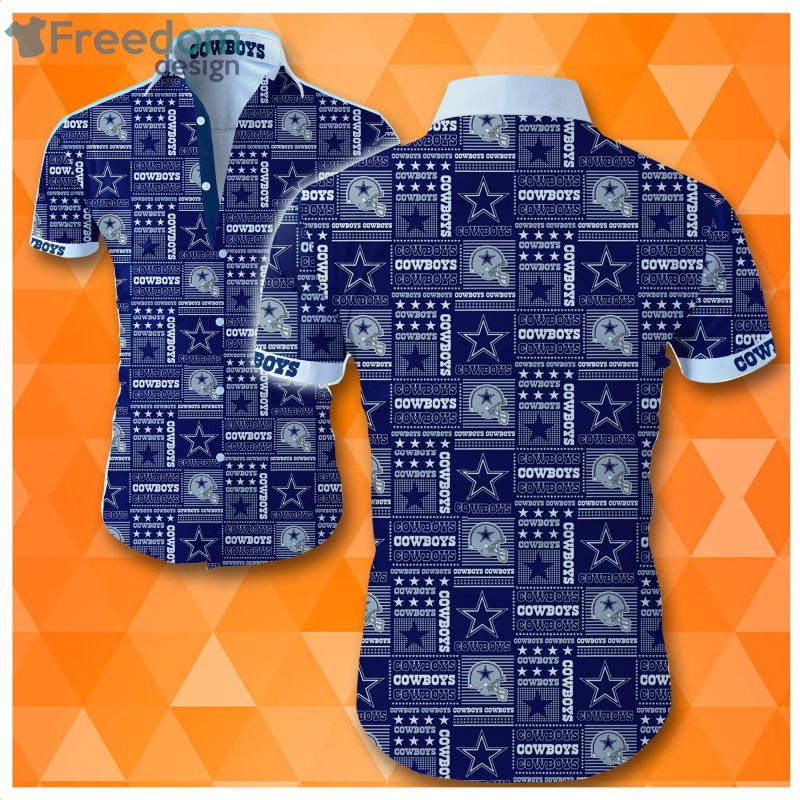 Nfl Dallas Cowboys Logo And Symbol Pattern Hawaiian Shirt