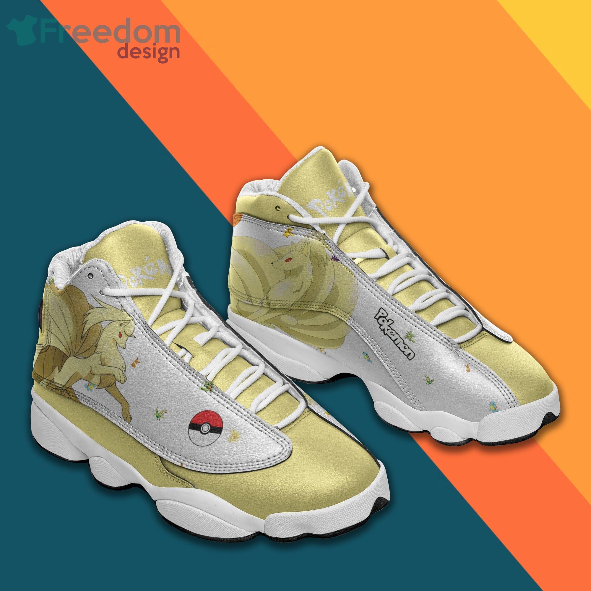 Ninetales Shoes Pokemon Anime Air Jordan 13 Sneakers