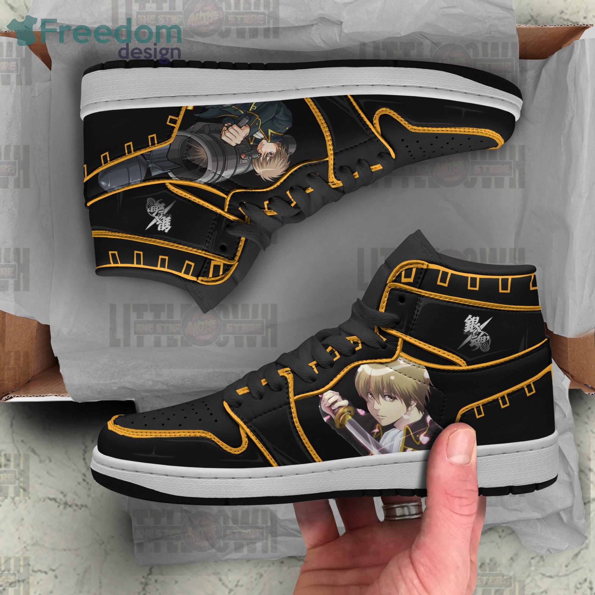 Okita Sougo Anime Air Jordan Hightop Shoes Gintama Custom