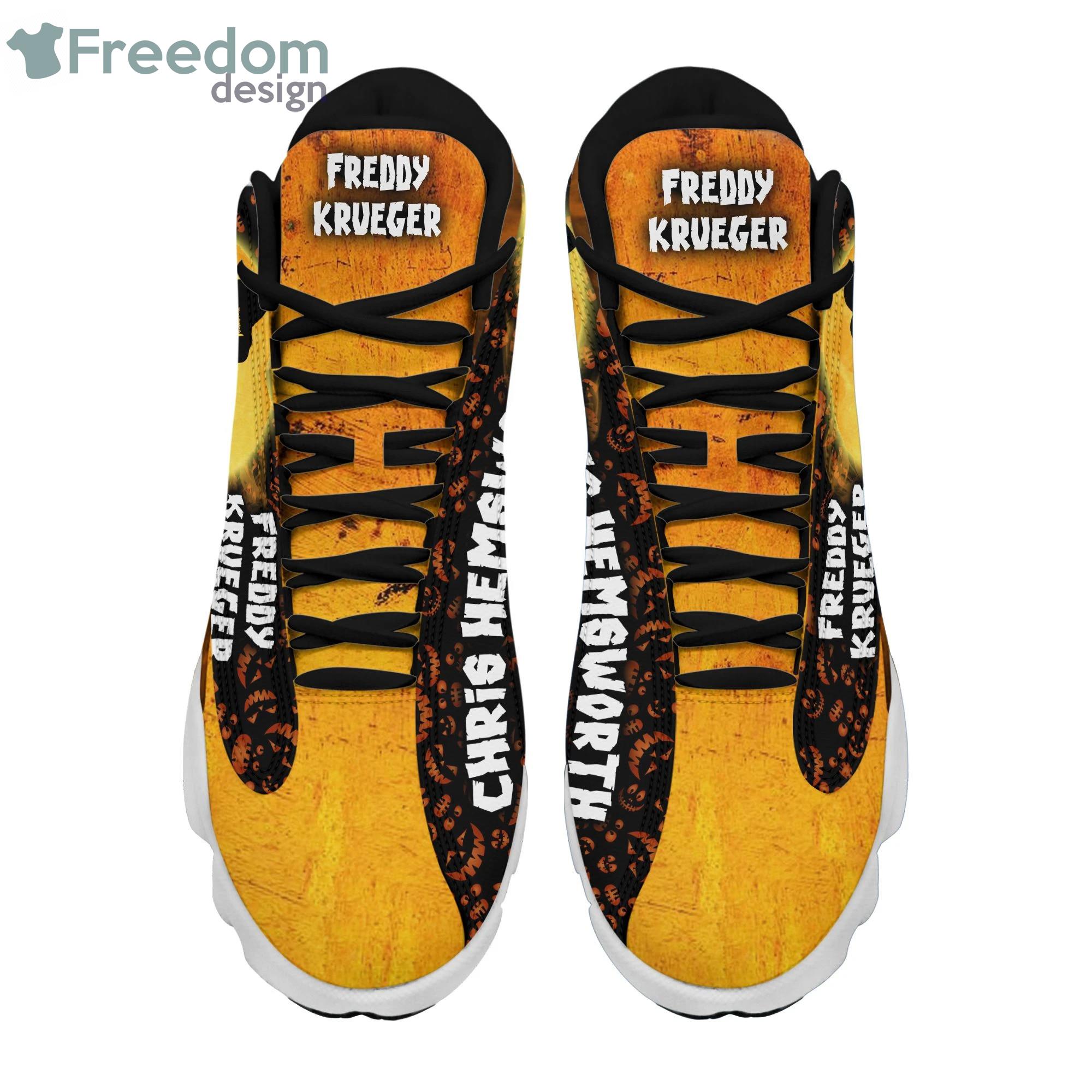 Personalized Freddy Krueger Halloween Black Air Jordan 13 Shoes