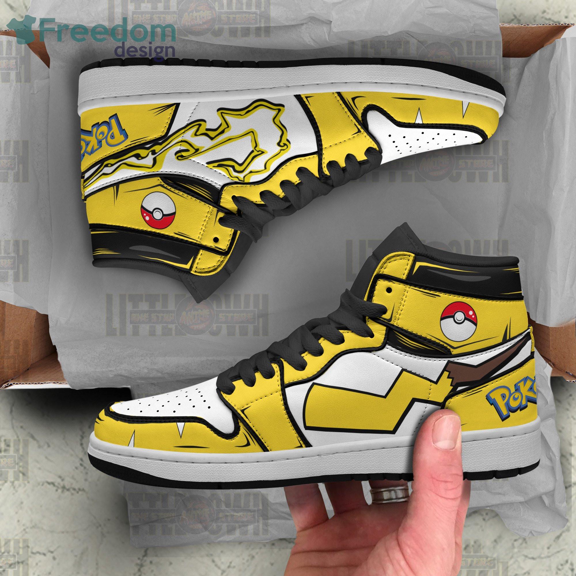 Pikachu Air Jordan Hightop Shoes Pokemon Anime