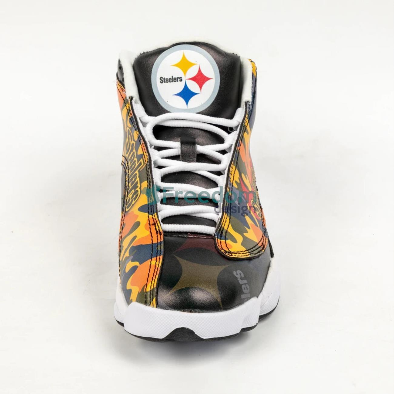 Pittsburgh Steelers Colorful For Fans Air Jordan 13 Sneaker Shoes