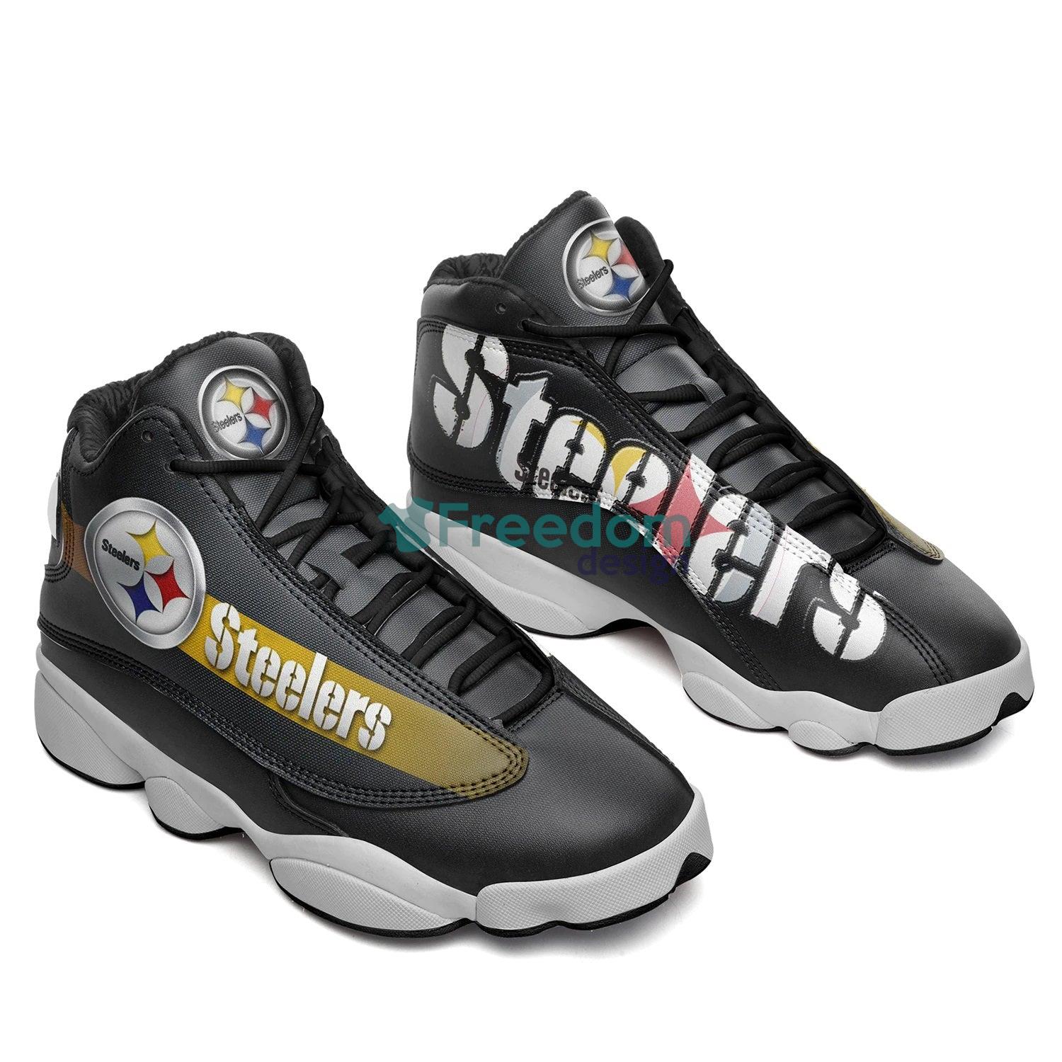 Pittsburgh Steelers Team Air Jordon Shoes For Fans