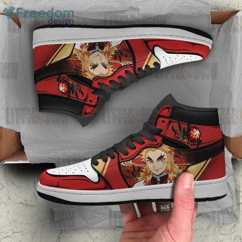 Rengoku Air Jordan Hightop Shoes Anime Sneakers