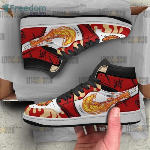 Rengoku Air Jordan Hightop Shoes Demon Slayers Anime Sneakers