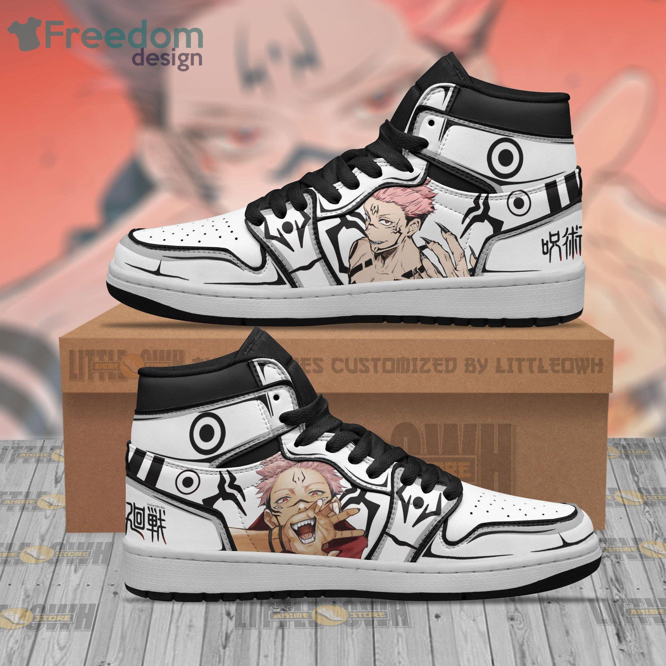 Ryomen Sukuna Jujutsu Kaisen Anime Air Jordan Hightop Shoes