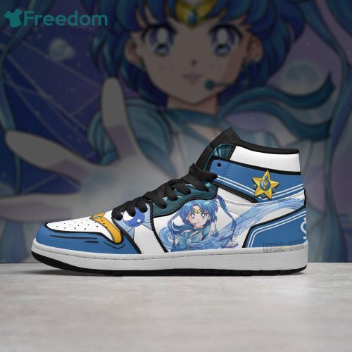 Sailor Mercury Unique Anime Sailor Moon Air Jordan Hightop Shoes