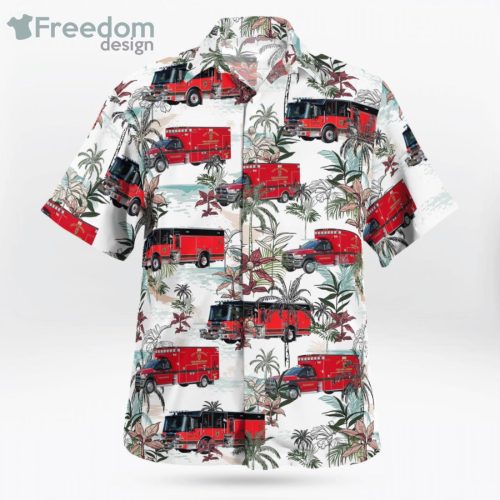 Sanford Fire Department Red Car Lover Hawaiian Shirt