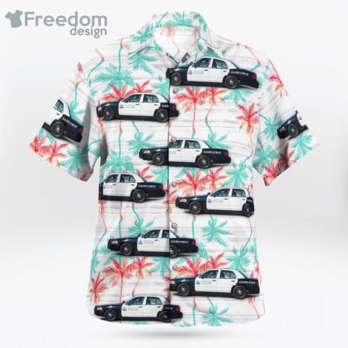 Santa Ana Police Department Ford Crown Victoria Gang Hawaiian Shirt