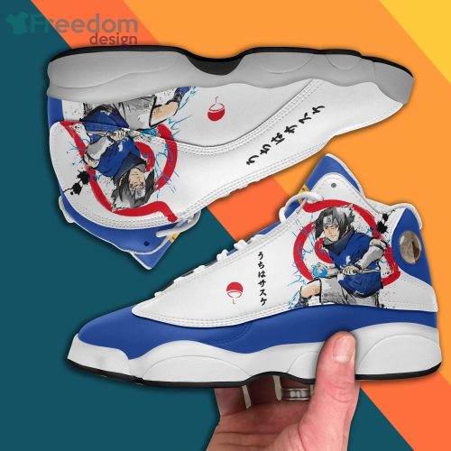 Sasuke Chidori Shoes Naruto Anime Air Jordan 13 Sneakers