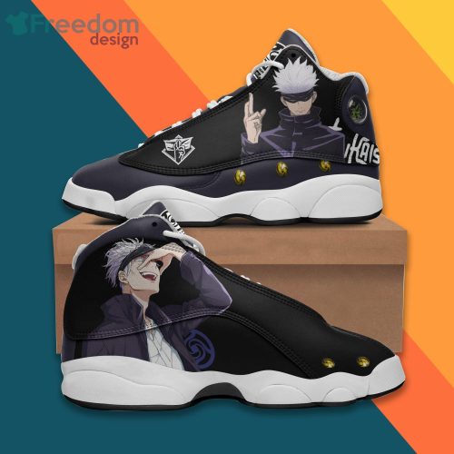 Satoru Gojo Shoes Jujutsu Kaisen Anime Air Jordan 13 Sneakers
