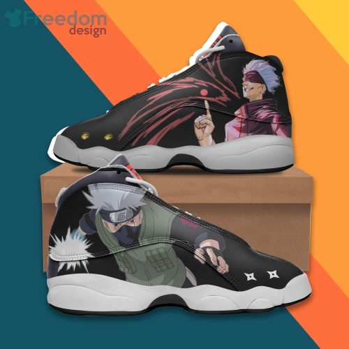 Satoru X Kakashi Shoes Jujutsu Kaisen X Anime Air Jordan 13 Sneakers