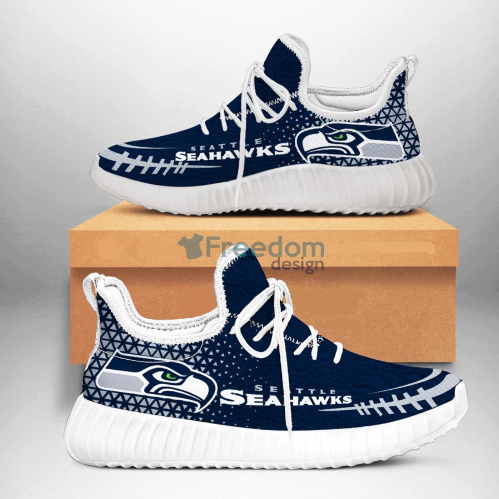 Seattle Seahawks Logo Sneaker Reze Shoes For Fans