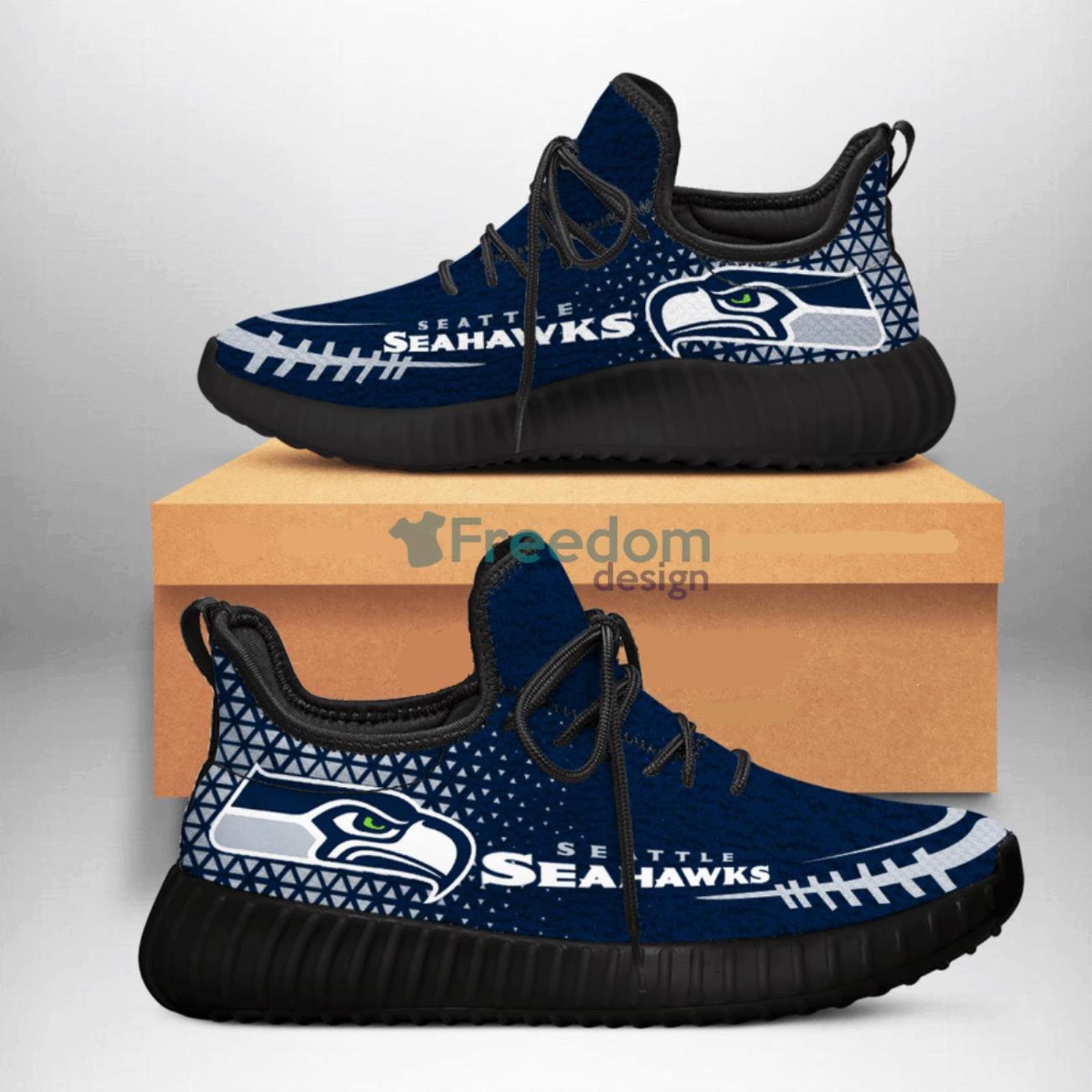 Seattle Seahawks Logo Sneaker Reze Shoes For Fans