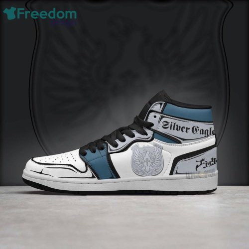 Silver Eagle Black Clover Anime Air Jordan Hightop Shoes