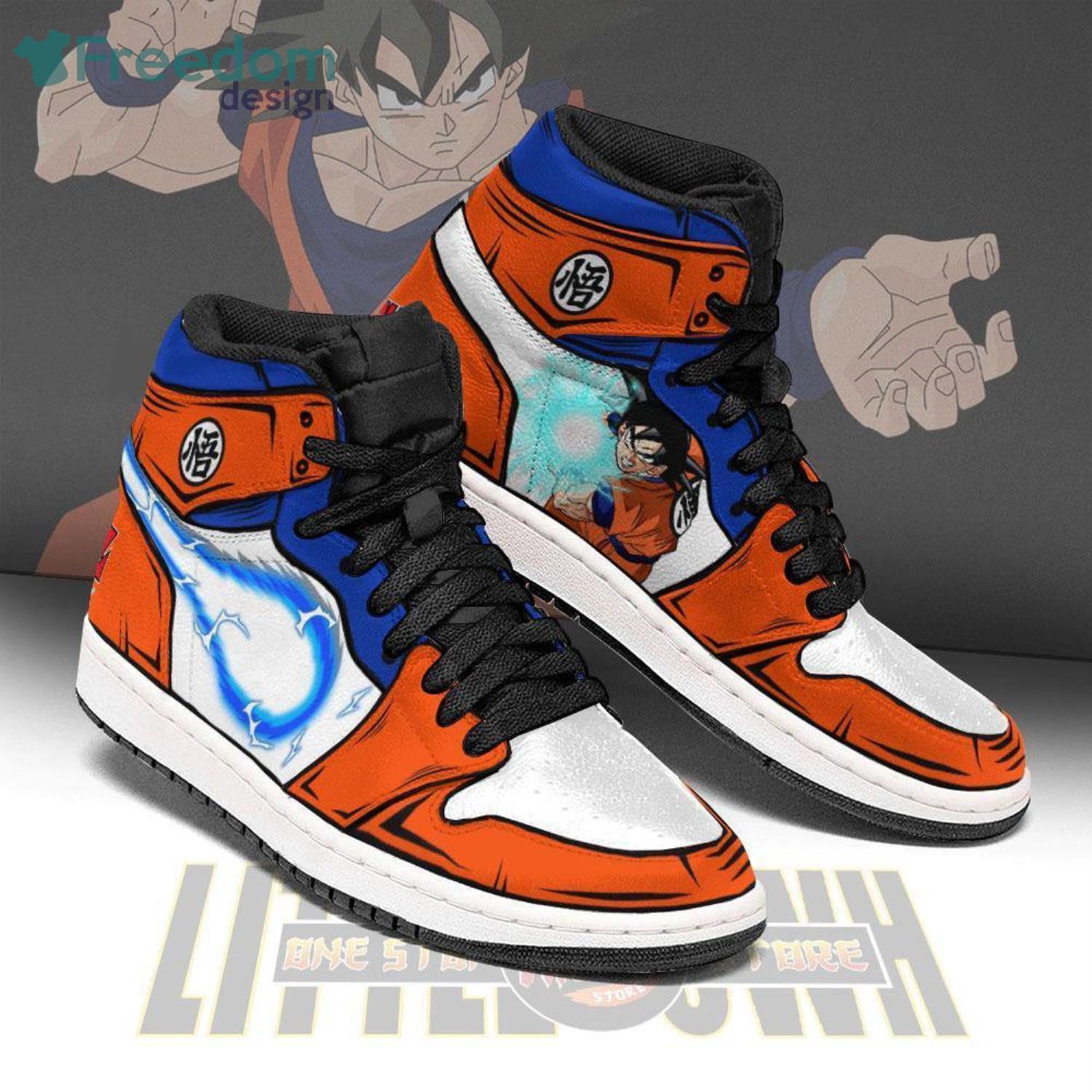 Son Goku Dragon Ball Z Anime Air Jordan Hightop Shoes